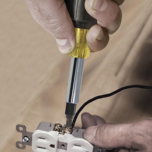 Klein Tools 32557 Multi-Bit Screwdriver/Nut Driver, Heavy Duty