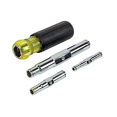Klein Tools 32800 Nut Driver, 6-in-1 NutDriver Set, SAE Standard S...