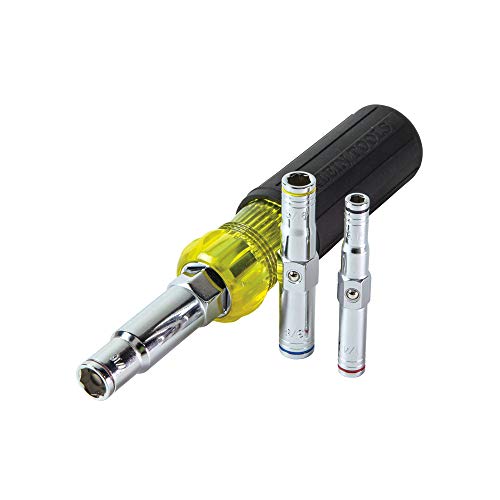 Klein Tools 32800 Nut Driver, 6-in-1 NutDriver Set, SAE Standard S...