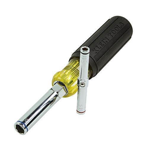 Klein Tools 32801 5-In-1 Heavy Duty Multi-Nut Driver With Hollow S...