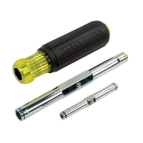 Klein Tools 32801 5-In-1 Heavy Duty Multi-Nut Driver With Hollow S...