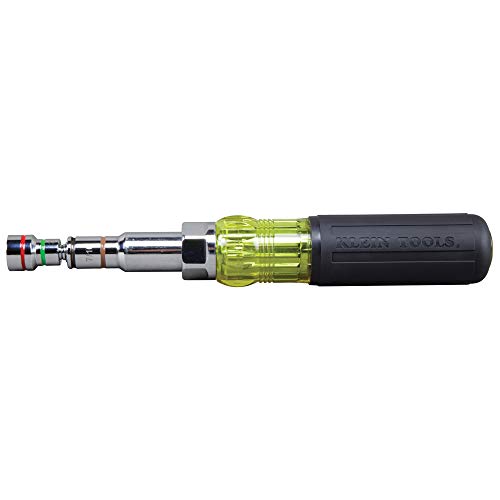 Klein Tools 32807MAG 7-in-1 Nut Driver, Magnetic Driver with SAE H...