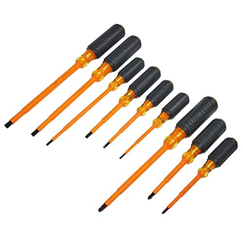 Klein Tools 33528 Insulated Screwdriver Kit with Carrying Case, 10...