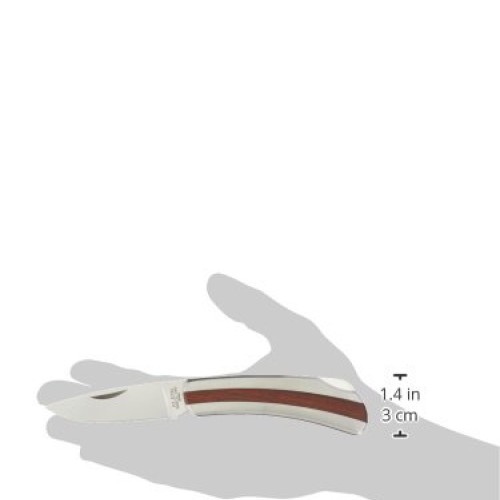Klein Tools 44034 Pocket Knife with Rosewood Insert Handle, 2-5/8-...