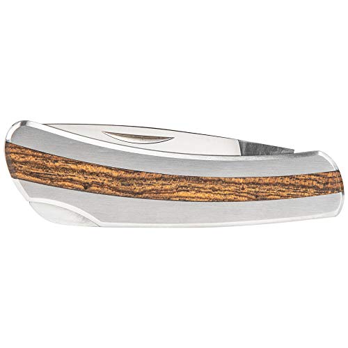 Klein Tools 44034 Pocket Knife with Rosewood Insert Handle, 2-5/8-...