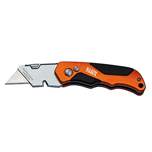 Klein Tools 44131 Folding Utility Knife, Heavy Duty, Triple Ground...