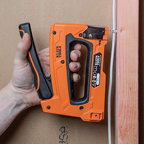 Klein Tools 450-100 Heavy Duty Stapler for Voice, Data, Video and ...