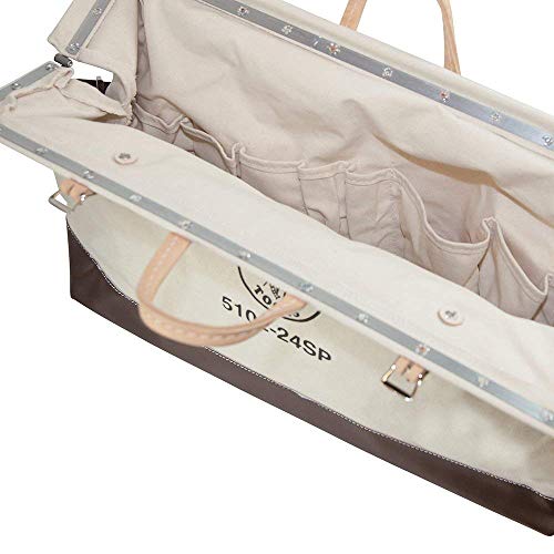 Klein Tools 5102-24SP Deluxe Canvas Tool Bag 24-Inch Made of Natur...