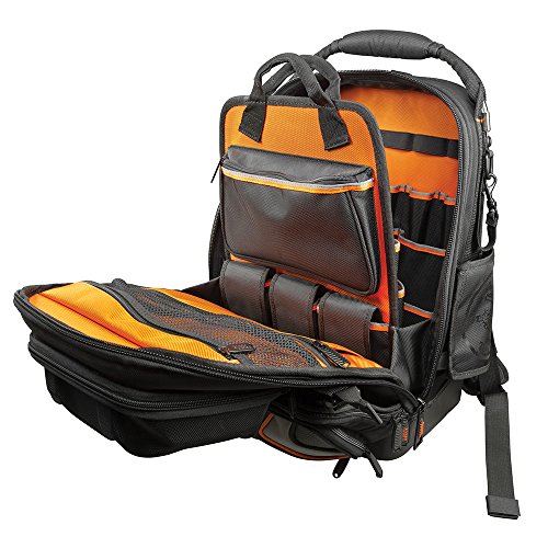 Klein Tools 55485 Backpack Tool Bag, Durable Electrician Tool Bag ...
