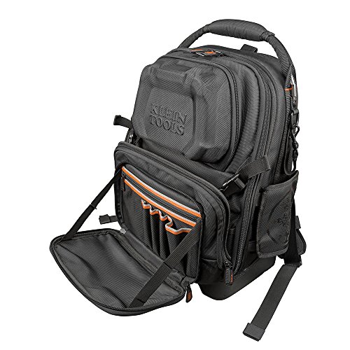Klein Tools 55485 Backpack Tool Bag, Durable Electrician Tool Bag ...