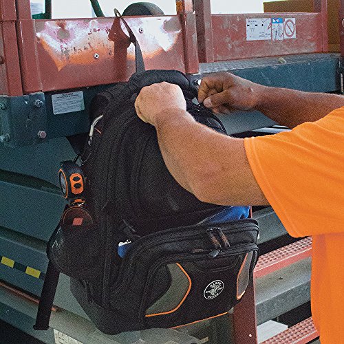 Klein Tools 55485 Backpack Tool Bag, Durable Electrician Tool Bag ...
