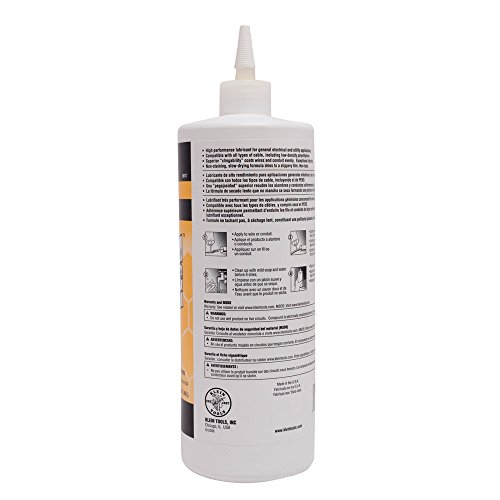 Klein Tools 56117 Premium Synthetic Wax Wire and Cable Pulling Lub...