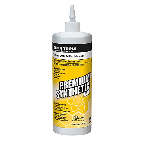 Klein Tools 56117 Premium Synthetic Wax Wire and Cable Pulling Lub...