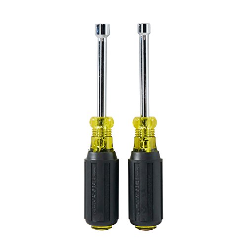 Klein Tools 630M 3 Hollow Shank Magnetic Tip Nut Driver Set 2 Pi...