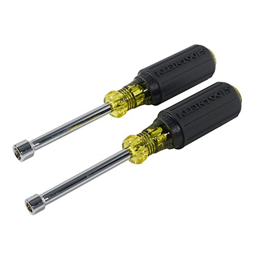 Klein Tools 630M 3 Hollow Shank Magnetic Tip Nut Driver Set 2 Pi...