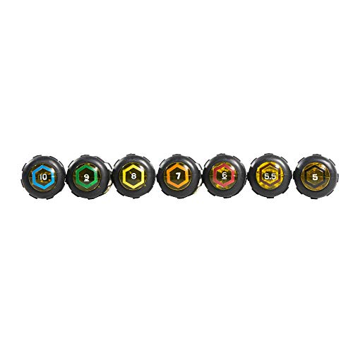 Klein Tools 65160 Metric Nut Driver Set with Hollow, Chrome-Plated...