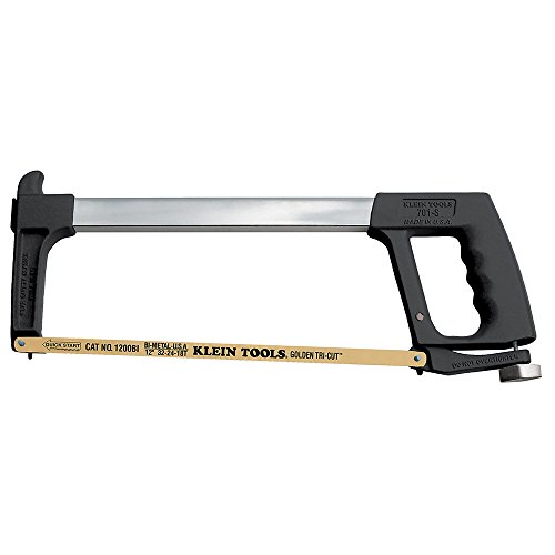 Klein Tools 701-S Dual Purpose Hacksaw 3-In-1 Blade With Pivot Loc...