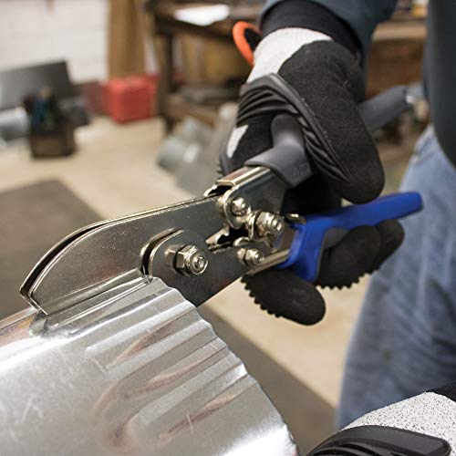 Klein Tools 86520 5 Blade Crimper for Ductwork, Pipe and Sheet Met...