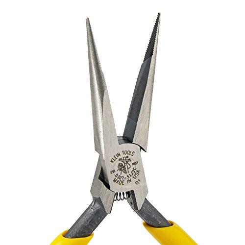 Klein Tools D307-51/2C Long-Nose Pliers, Slim, 1/32-Inch Point Dia...