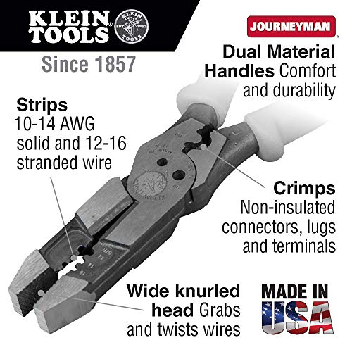Klein Tools J215-8CR Multitool Pliers, Hybrid Multi Purpose Tool /...
