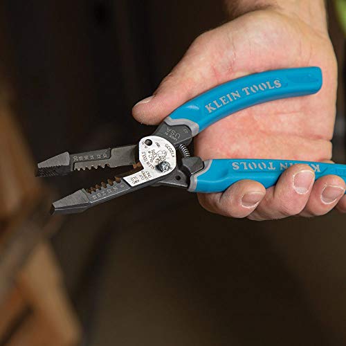 Klein Tools K12035 Klein-Kurve Wire Cutters, Heavy Duty Wire Strip...