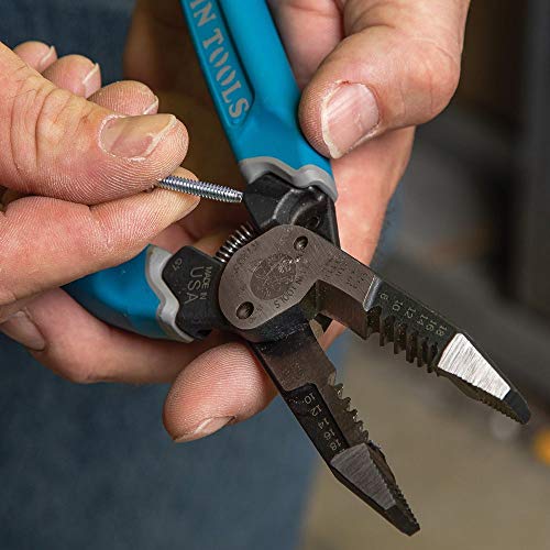 Klein Tools K12035 Klein-Kurve Wire Cutters, Heavy Duty Wire Strip...