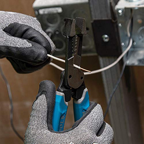 Klein Tools K12035 Klein-Kurve Wire Cutters, Heavy Duty Wire Strip...