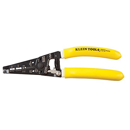 Klein Tools K1412 Wire Cutter / Wire Stripper, Dual NM Cable Strip...