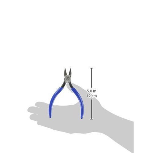 Klein Tools Pliers, Electronics Diagonal Flush Cutters, 5-Inch D24...