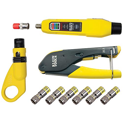Klein Tools VDV002-818 Coax Cable Tester / Cable Installation Kit,...