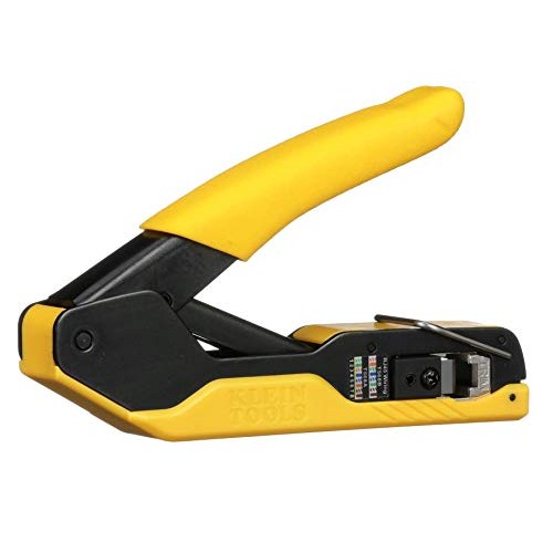 Klein Tools VDV226-005 Compact Pass-Thru Crimper, Modular Crimper ...