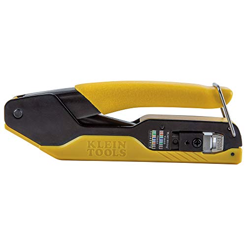 Klein Tools VDV226-005 Compact Pass-Thru Crimper, Modular Crimper ...