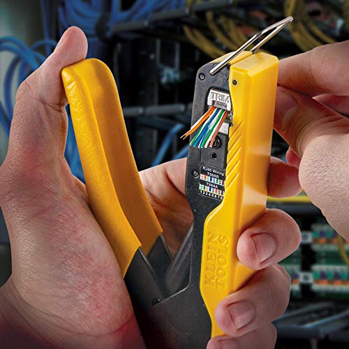 Klein Tools VDV226-005 Compact Pass-Thru Crimper, Modular Crimper ...