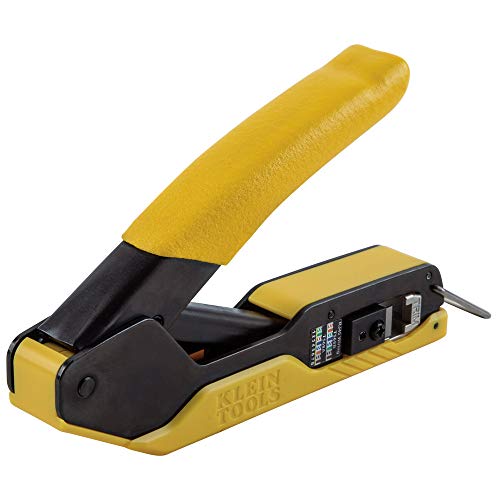 Klein Tools VDV226-005 Compact Pass-Thru Crimper, Modular Crimper ...