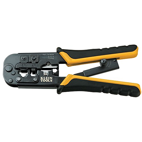 Klein Tools VDV226-011-SEN Crimper, All in One Ratcheting Modular ...