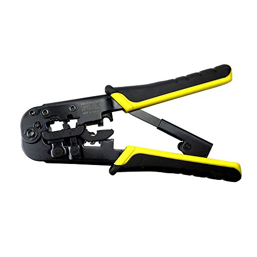 Klein Tools VDV226-011-SEN Crimper, All in One Ratcheting Modular ...