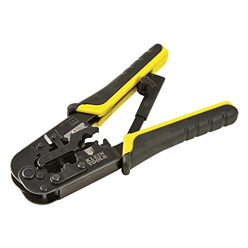 Klein Tools VDV226-011-SEN Crimper, All in One Ratcheting Modular ...