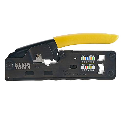 Klein Tools VDV226-107 Compact Ratcheting Modular Data Cable Crimp...