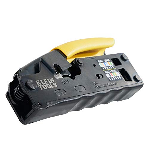 Klein Tools VDV226-107 Compact Ratcheting Modular Data Cable Crimp...