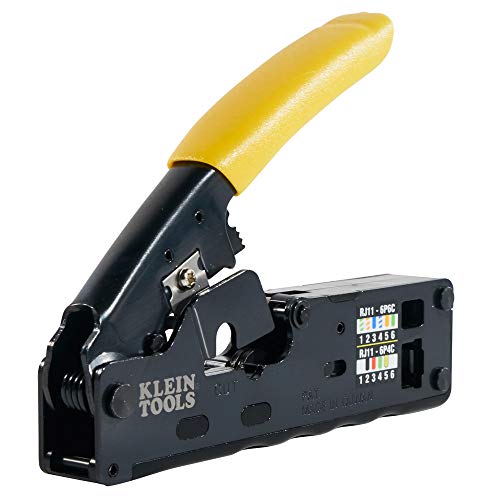 Klein Tools VDV226-107 Compact Ratcheting Modular Data Cable Crimp...
