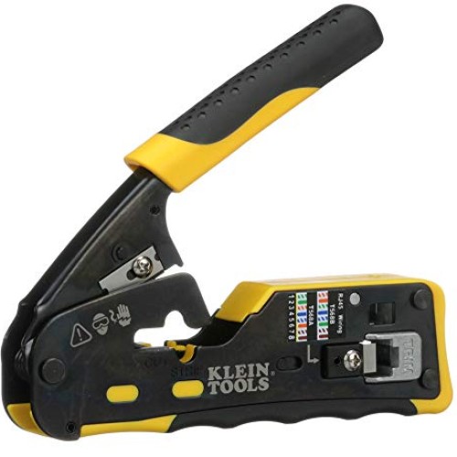 Klein Tools VDV226-110 Wire Crimper/Wire Cutter/Wire Stripper Pass...