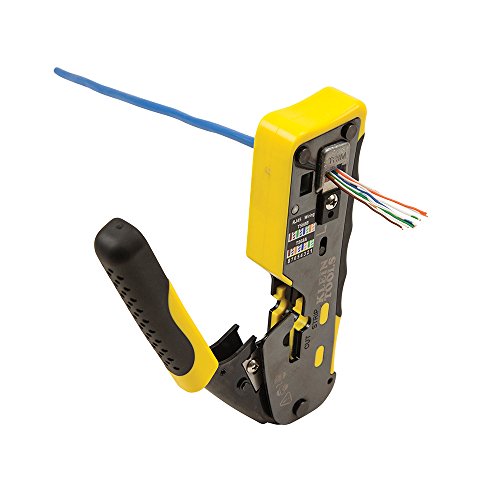 Klein Tools VDV226-110 Wire Crimper/Wire Cutter/Wire Stripper Pass...