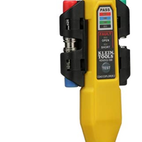 Klein Tools VDV512-101 Explorer 2 Coax Tester Kit, Includes Cable ...