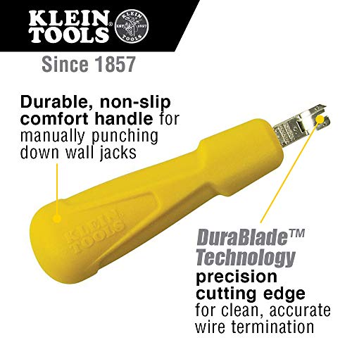 Twisted Pair Installation Kit with Crimper, Punchdown Tool, Radial...