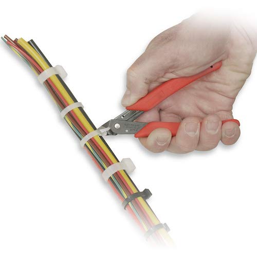 Klein Tools D275-5 Lightweight Flush Cutter, Up to 16 AWG, Grips D...