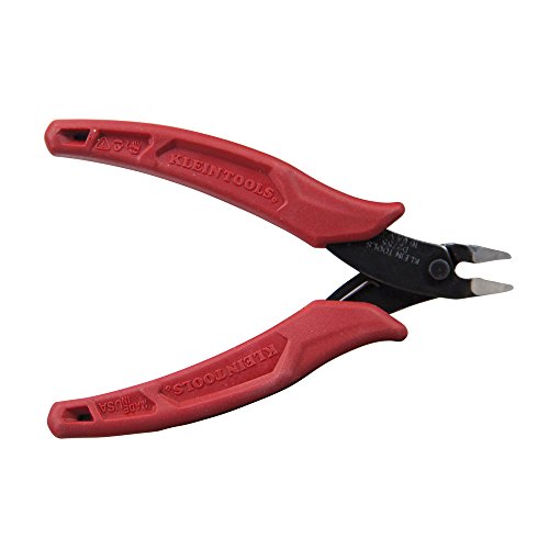 Klein Tools D275-5 Lightweight Flush Cutter, Up to 16 AWG, Grips D...