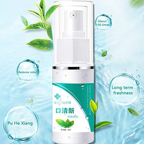 KLFGJ Breath Freshen Spray Oral Cleaning Spray, Portable Fresh Bre...