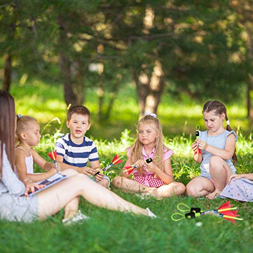 Finger Rockets,Flying 6 Pack LED Foam Rocket Launchers for Kids,Gi...