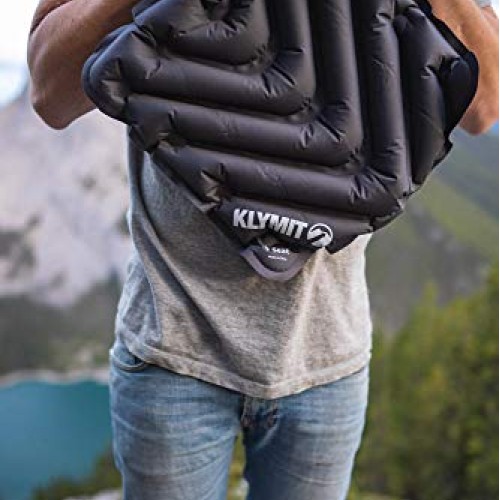 Klymit V Seat, Lightweight Inflatable Travel Cushion, Best for Cam...