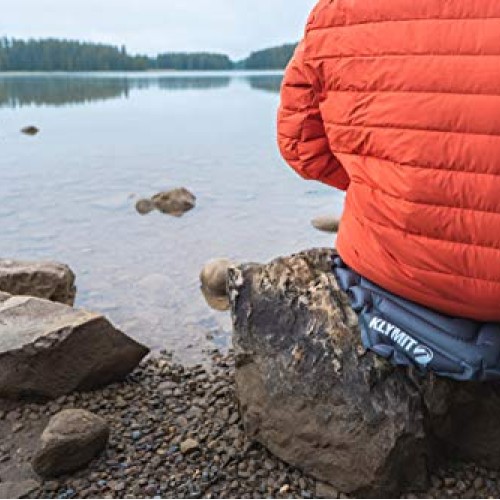 Klymit V Seat, Lightweight Inflatable Travel Cushion, Best for Cam...